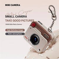 2025 New Thumb Pocket CCD Digital Camera HD Retro Mini Camera Portable Keychain Camera Outdoor Travel Photo Recorder Gift Y6000