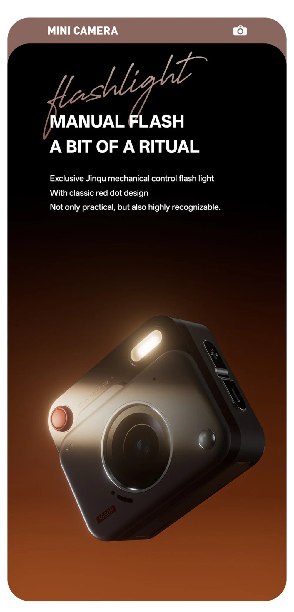 2025 New Thumb Pocket CCD Digital Camera HD Retro Mini Camera Portable Keychain Camera Outdoor Travel Photo Recorder Gift Y6000